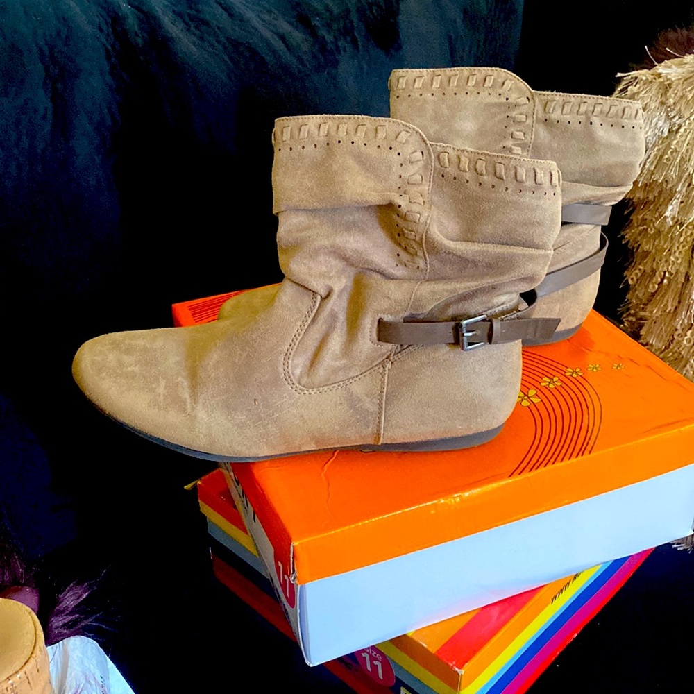 Suede Ankle Boot